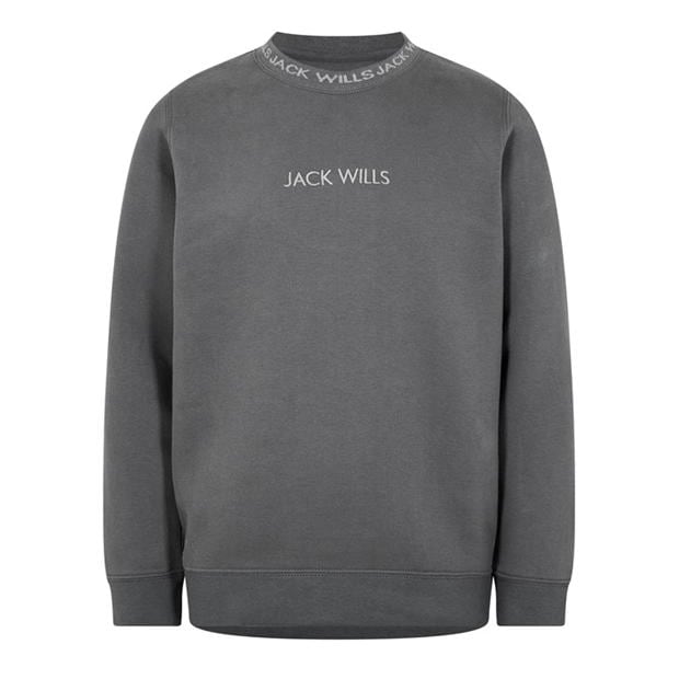 Jack Wills Wills Juniors Jacquard Crew albastru