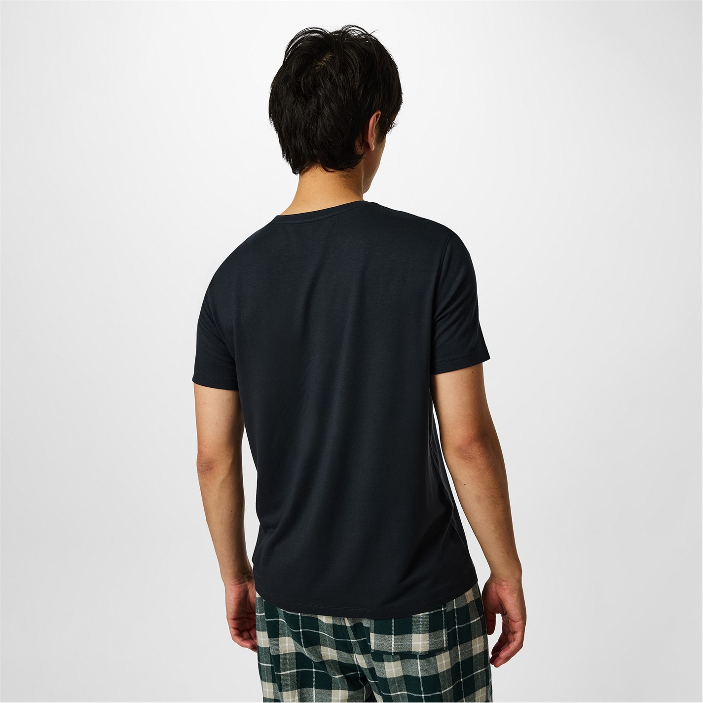 Jack Wills Lounge Tee barbati washed negru