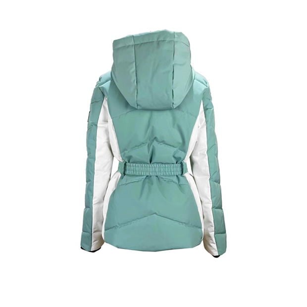 Jack Wills LS cu gluga Puffer pentru femei albastru aqua