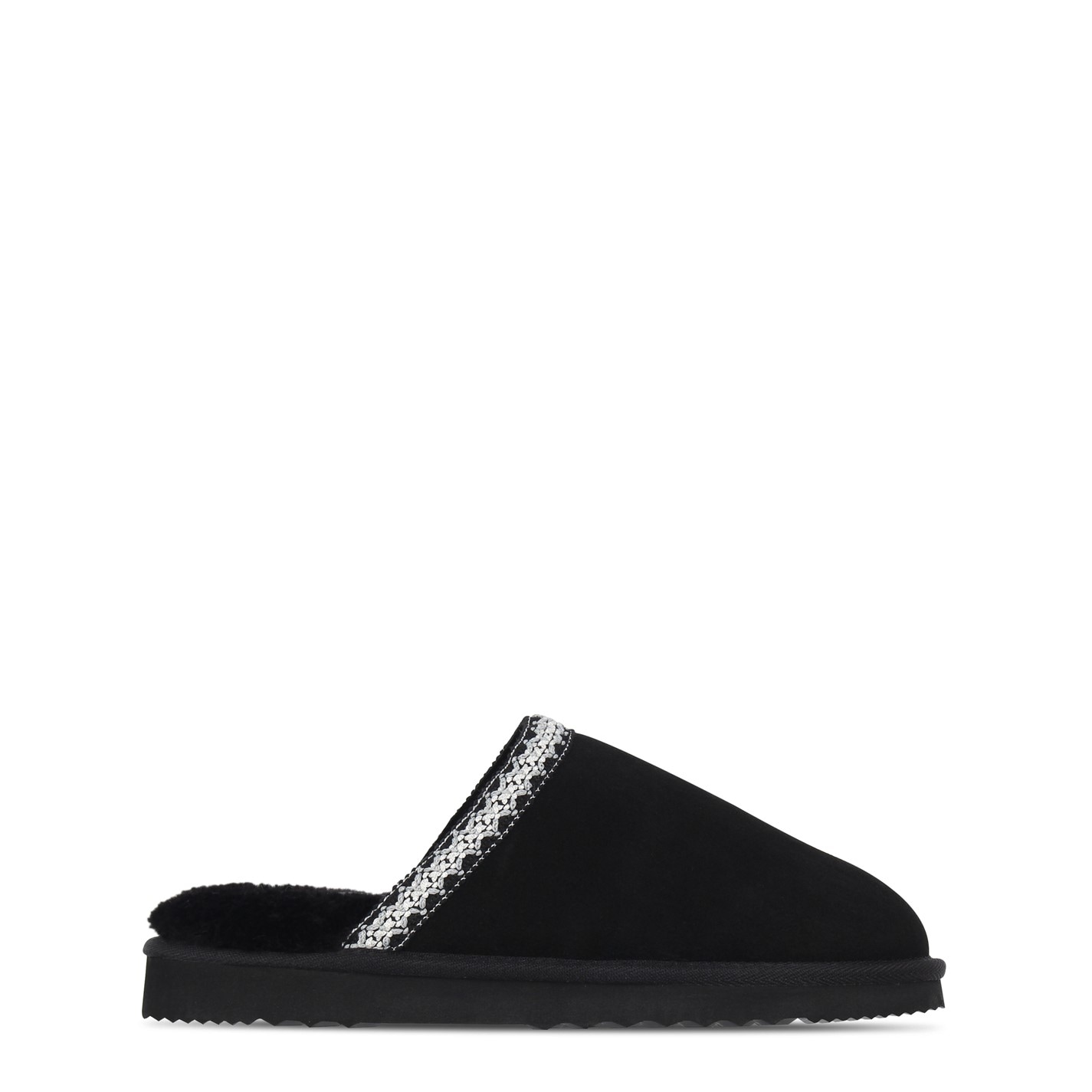 Papuci de Casa Jack Wills Mule negru