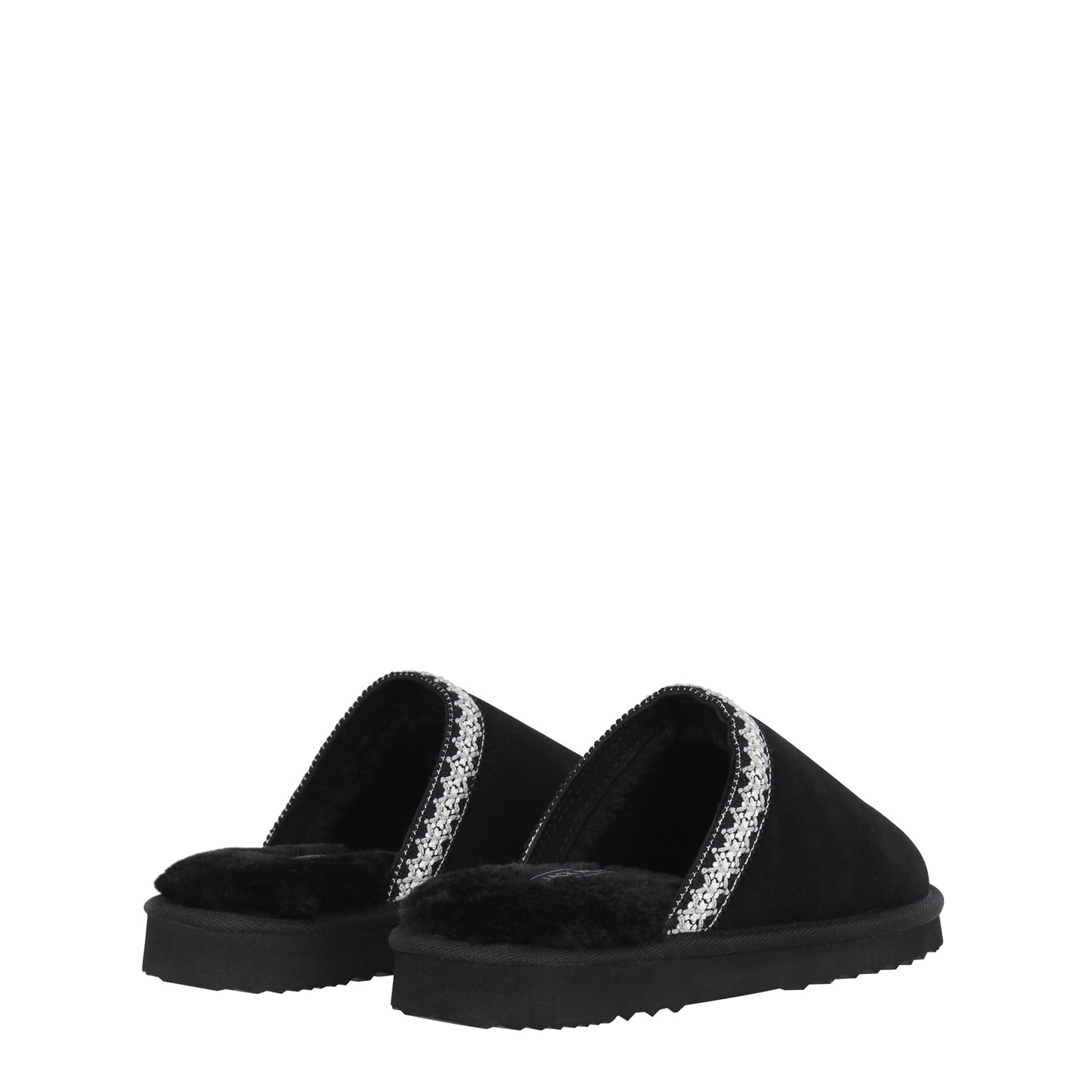 Papuci de Casa Jack Wills Mule negru