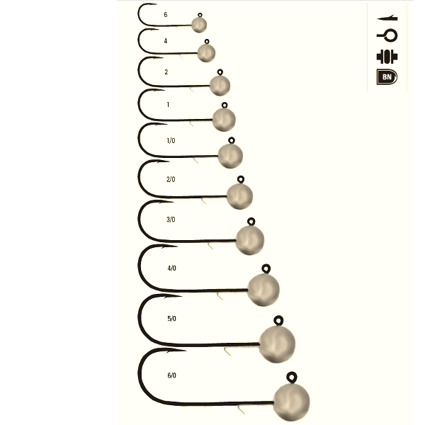 JIG CARLIG NR 1 0 10G 25BUC PL marime 1-0 MUSTAD