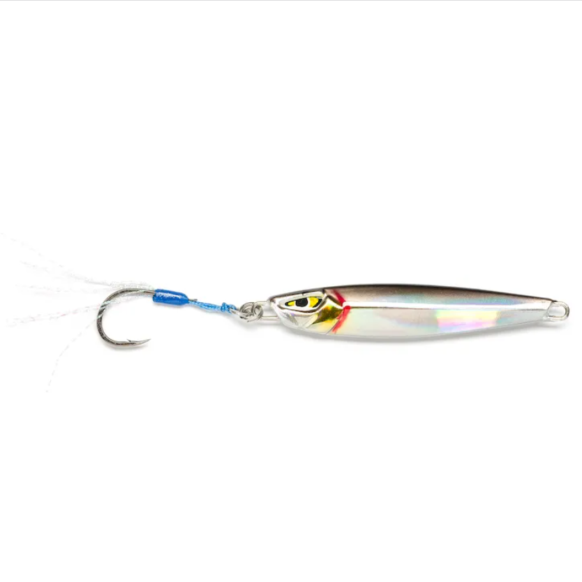 JIG TRACESHOT negru FLASH 15G 8MM MUSTAD