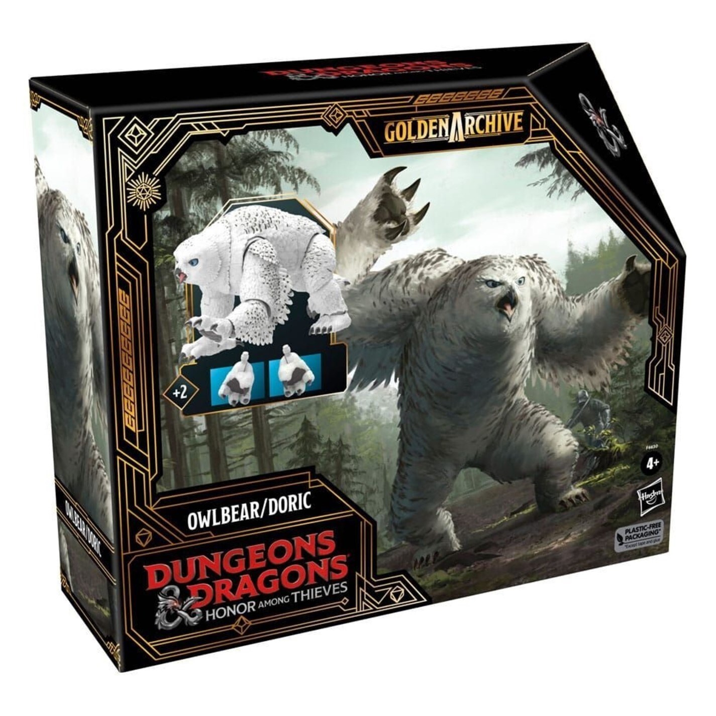 Dungeons and Dragons & Dragons Honour Among Thieves auriu Archive Action Figure Doric / Owlbear