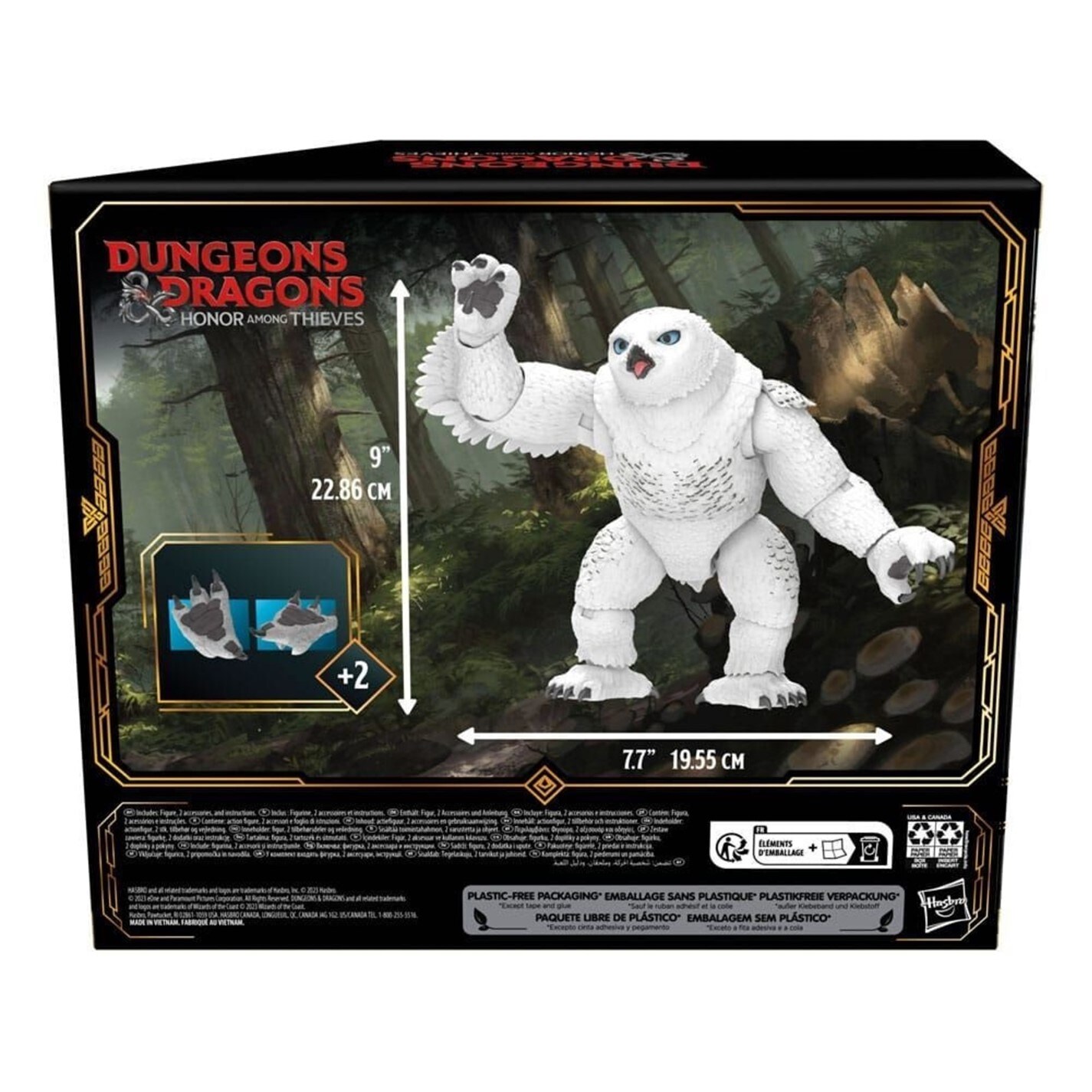 Dungeons and Dragons & Dragons Honour Among Thieves auriu Archive Action Figure Doric / Owlbear