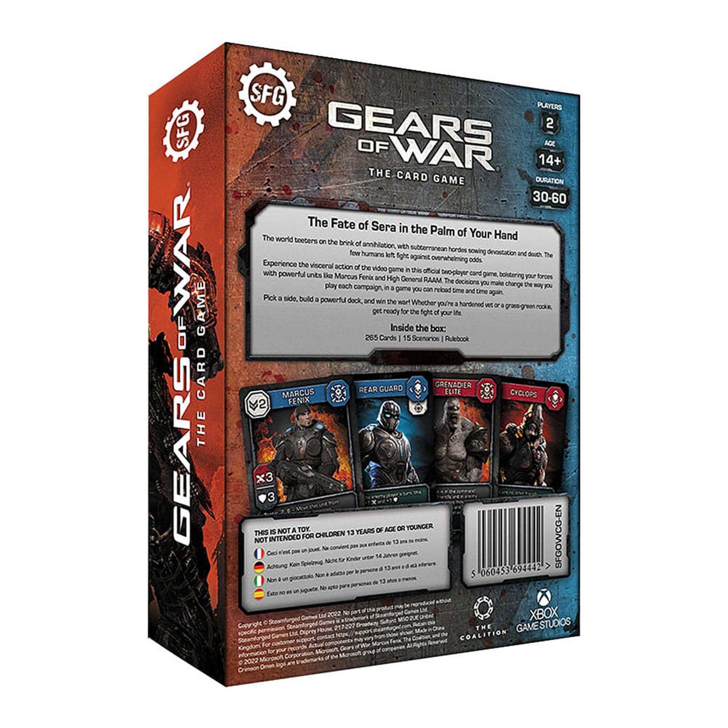 Jocuri Gears of War Gears of War: The Card multicolor format and universal