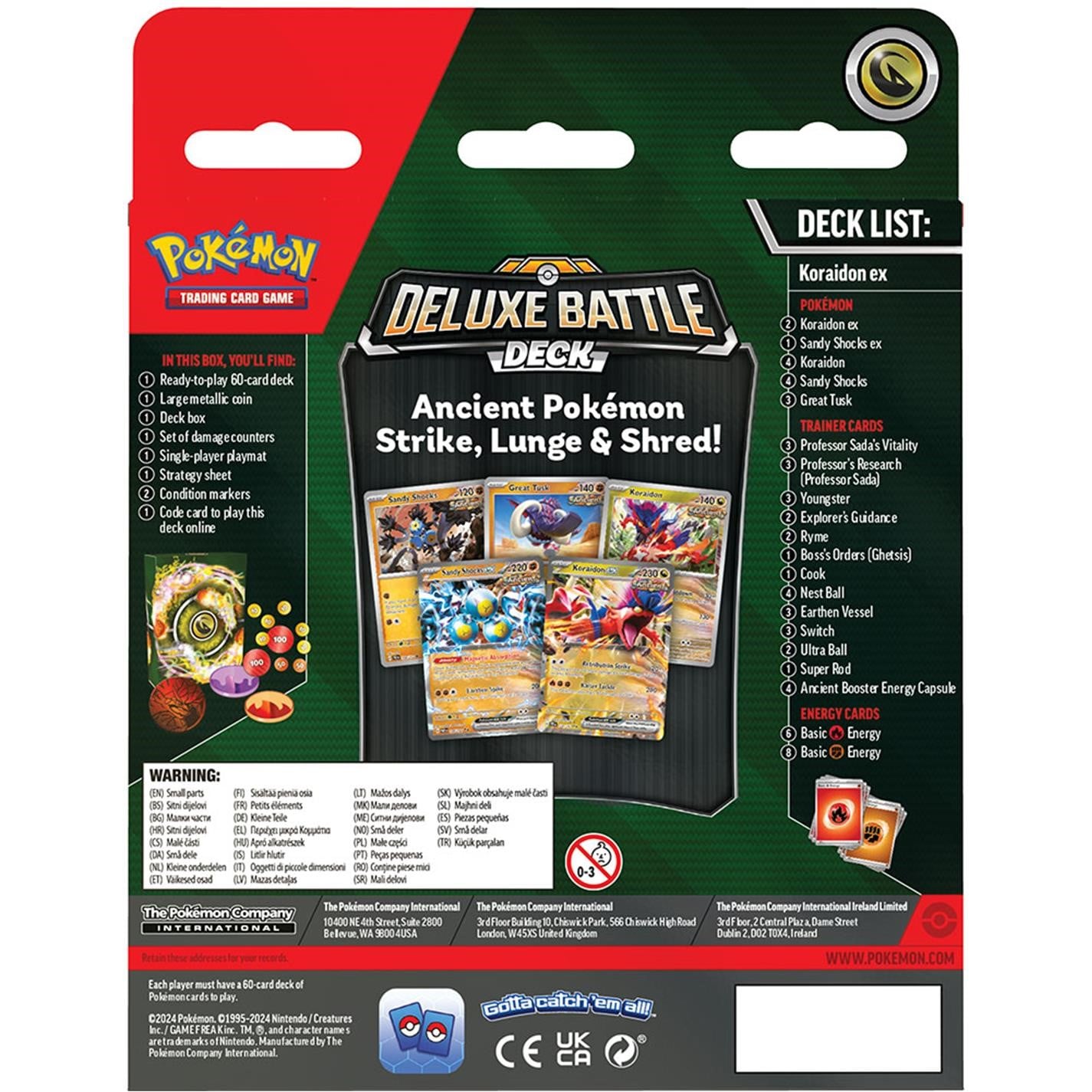 Pokemon Pokemon TCG Deluxe Battle Deck Koraidon ex