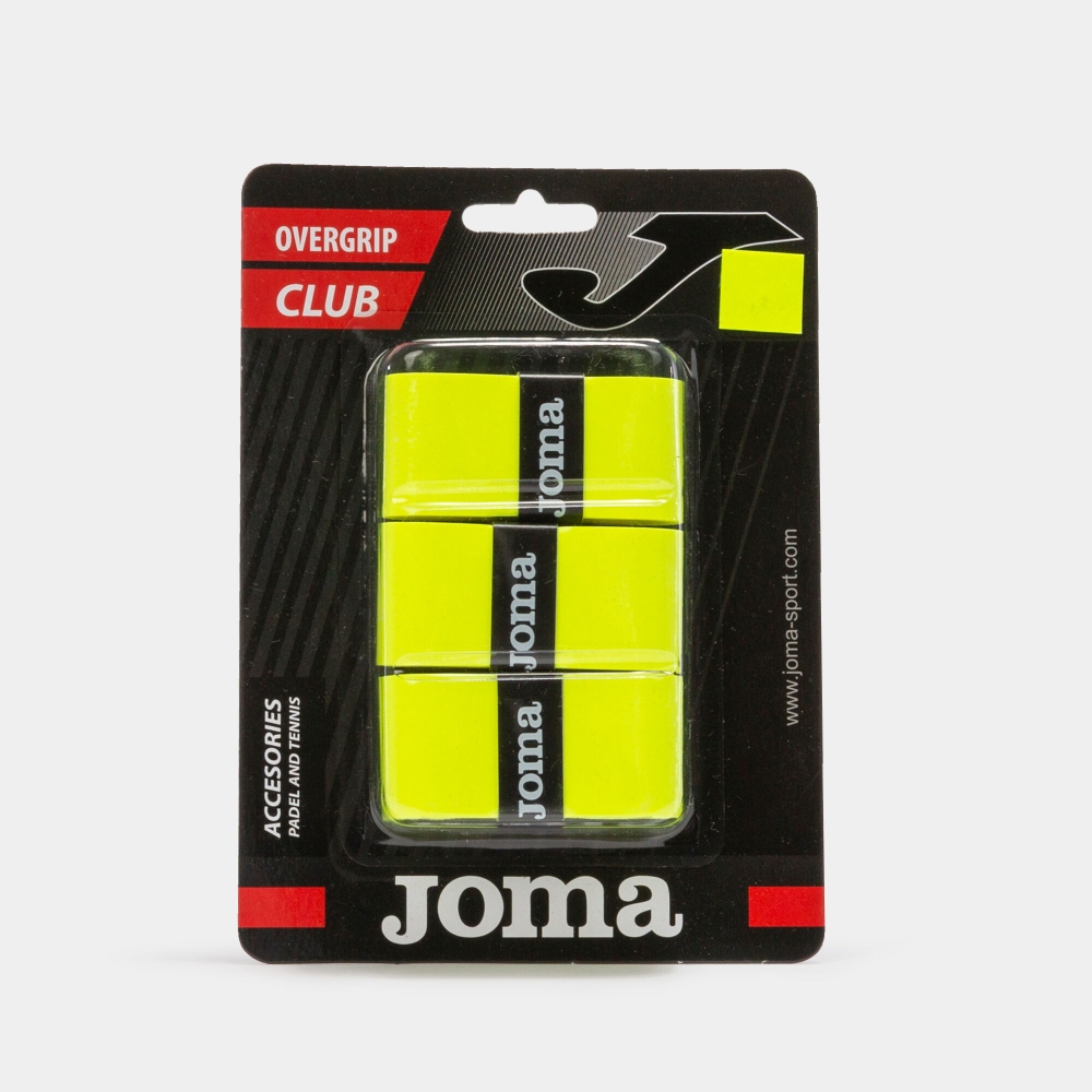 Joma Club Cuhsion Overgrip Fluor galben fosforescent