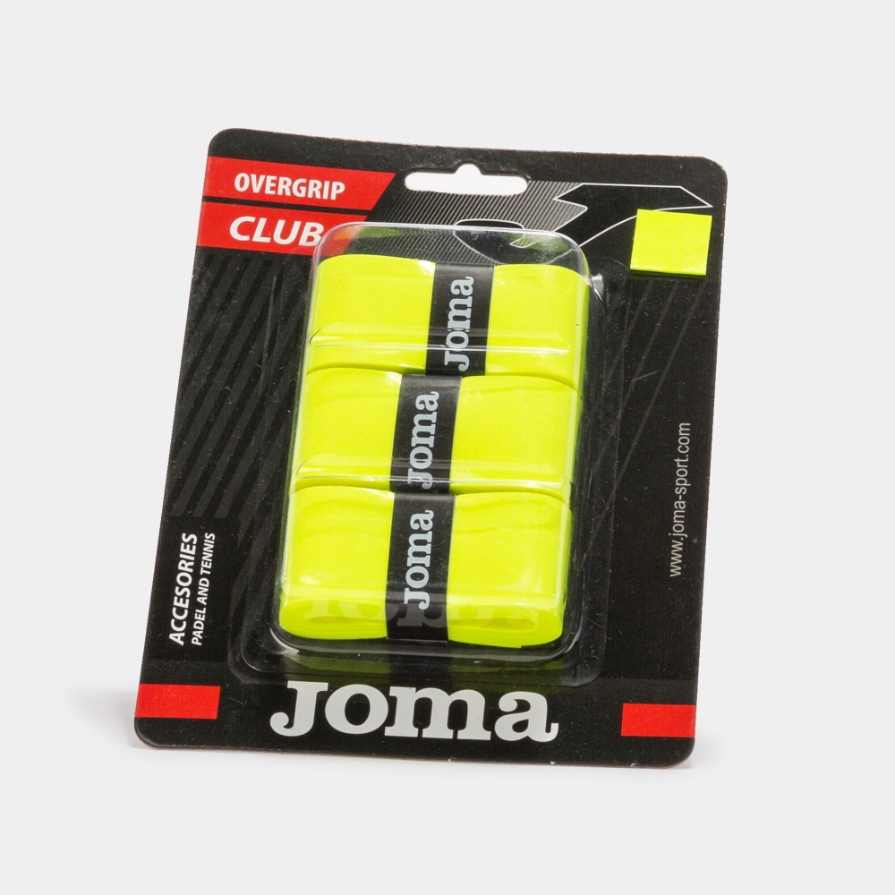 Joma Club Cuhsion Overgrip Fluor galben fosforescent