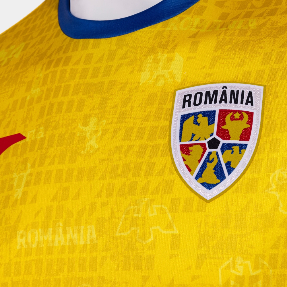 Tricou Nationala de Fotbal a Romaniei Joma galben 