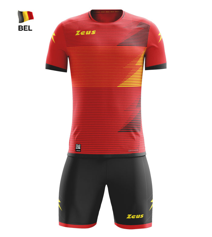 KIT Cupa Mondiala de Fotbal Zeus rosu negru