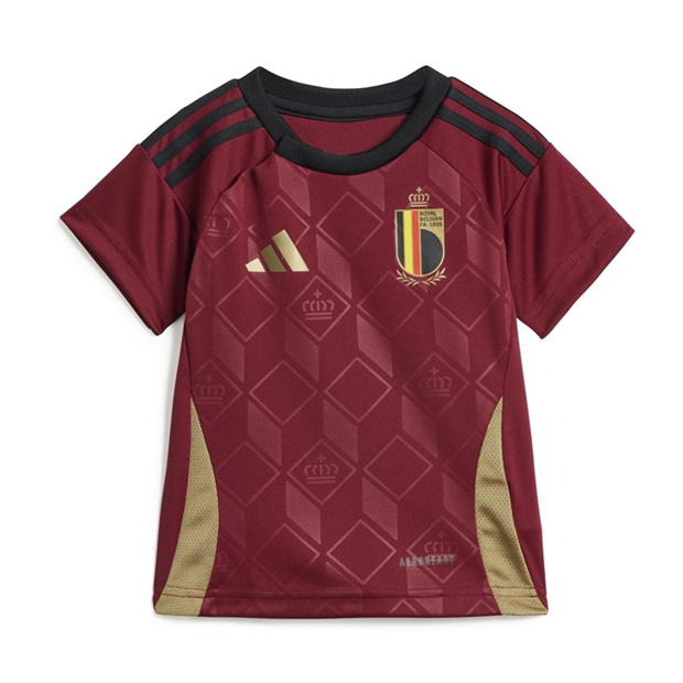 Kit fotbal bebelusi adidas Belgia Acasa 2024 visiniu