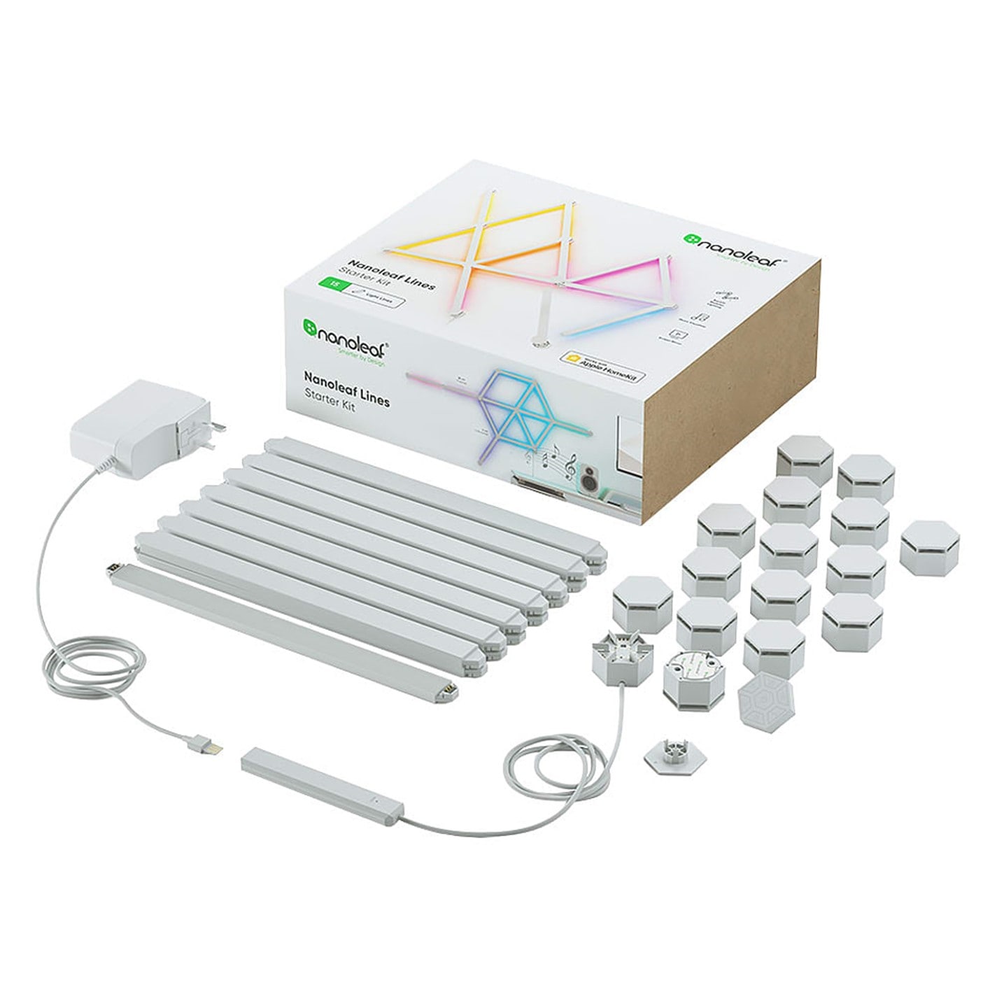 Kit incepatori Nanoleaf Nanoleaf Lines - 15 Light Lines multicolor format and universal