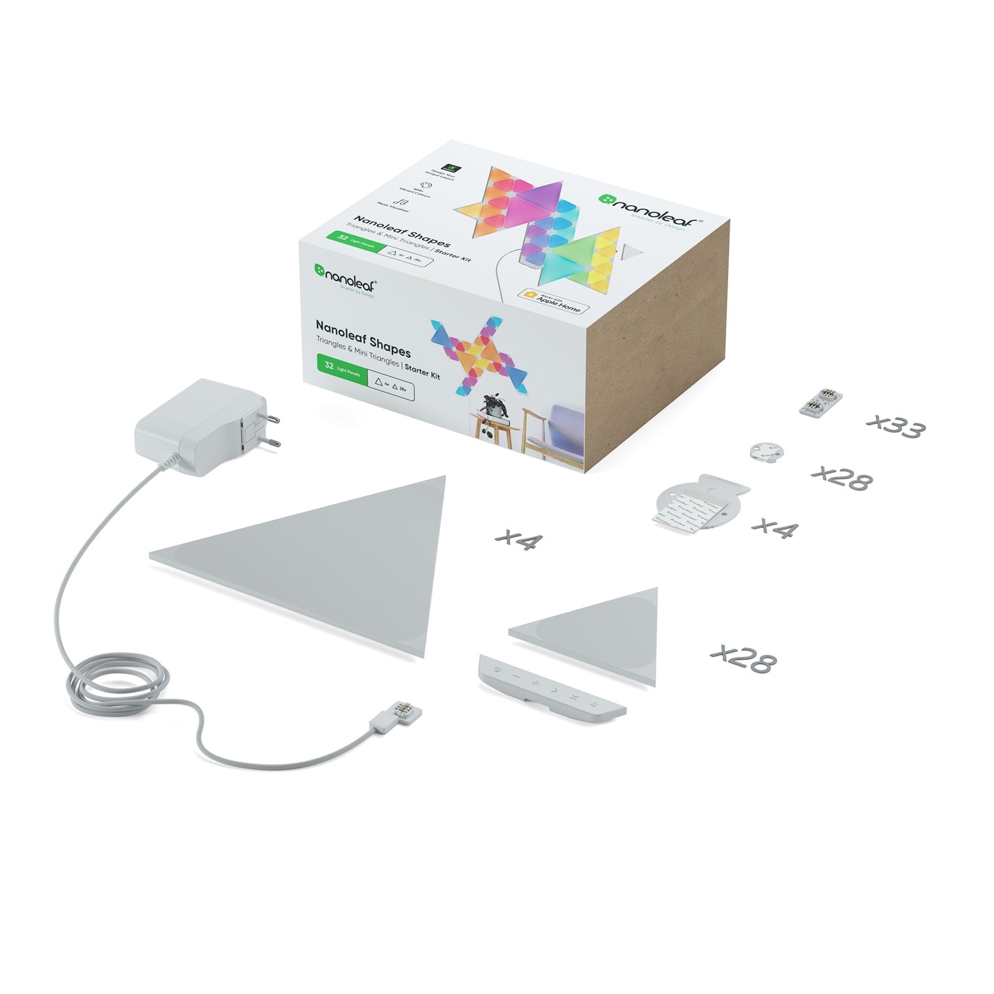 Kit incepatori Nanoleaf Nanoleaf Shapes 32PK Sonic Limited Ed