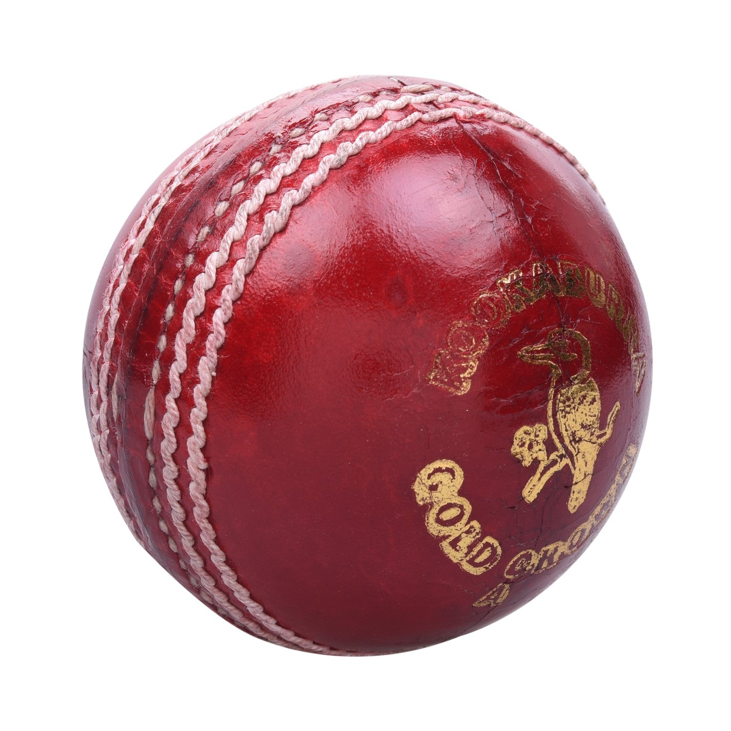 Kookaburra Sport Gold Crown Cricket Ball - Youths rosu