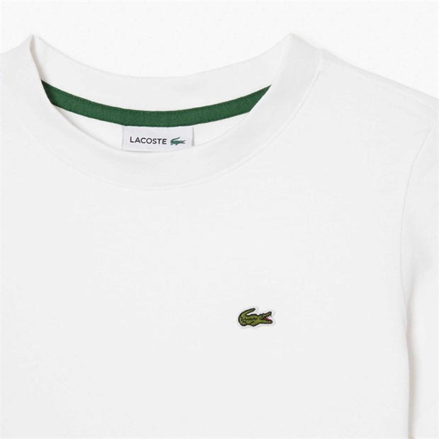 Tricouri sport Tricou cu logo Lacoste Lacoste Basic - Juniors alb