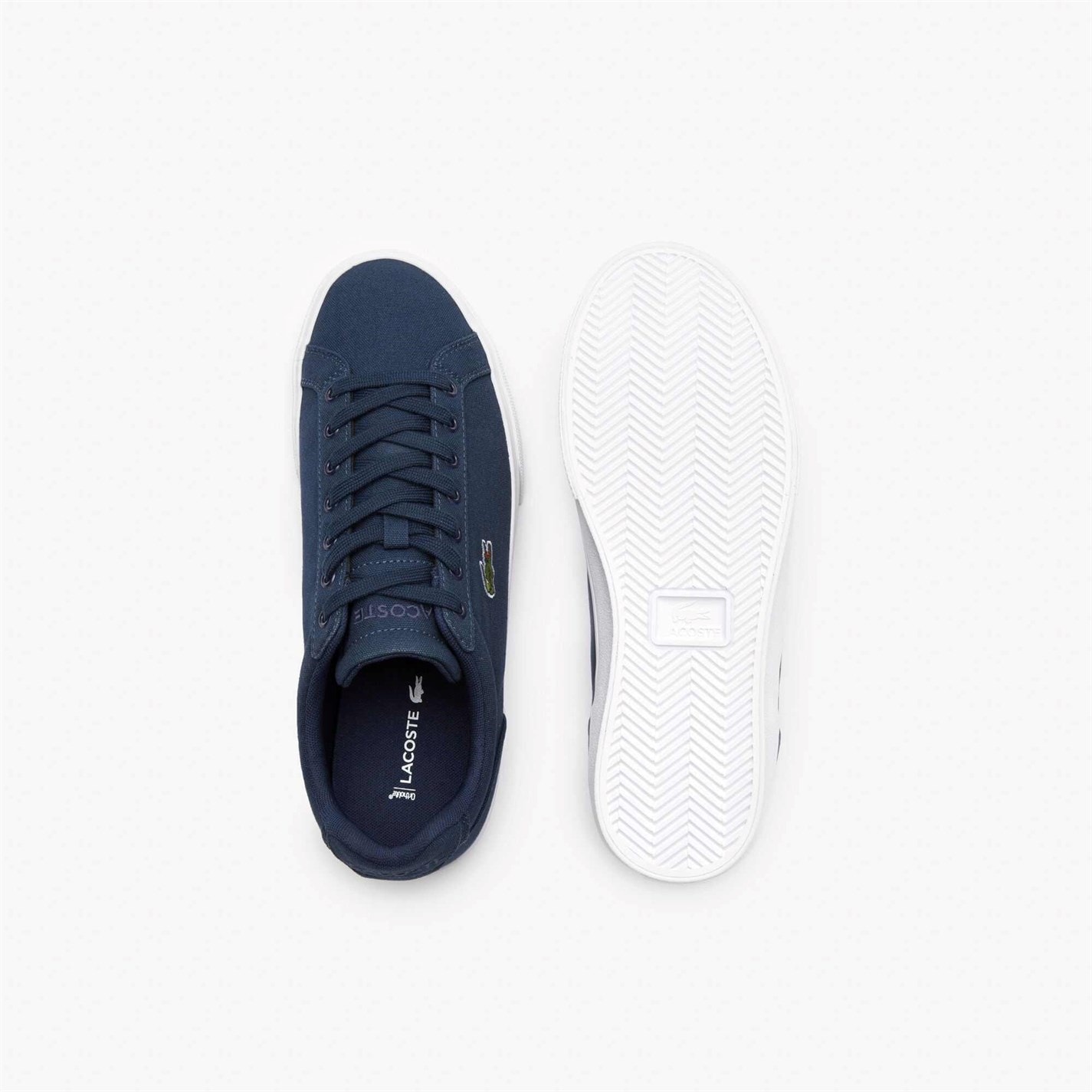 Adidasi sport Lacoste Lerond Pro bleumarin alb