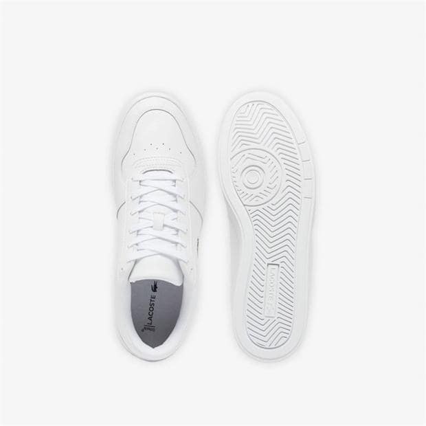 Adidasi sport Lacoste Lace-Up Logo alb 21g