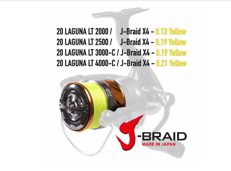 Mulineta LAGUNA LT 2000 JB4 3RUL 150MX0,16MM 5,2:1 DAIWA