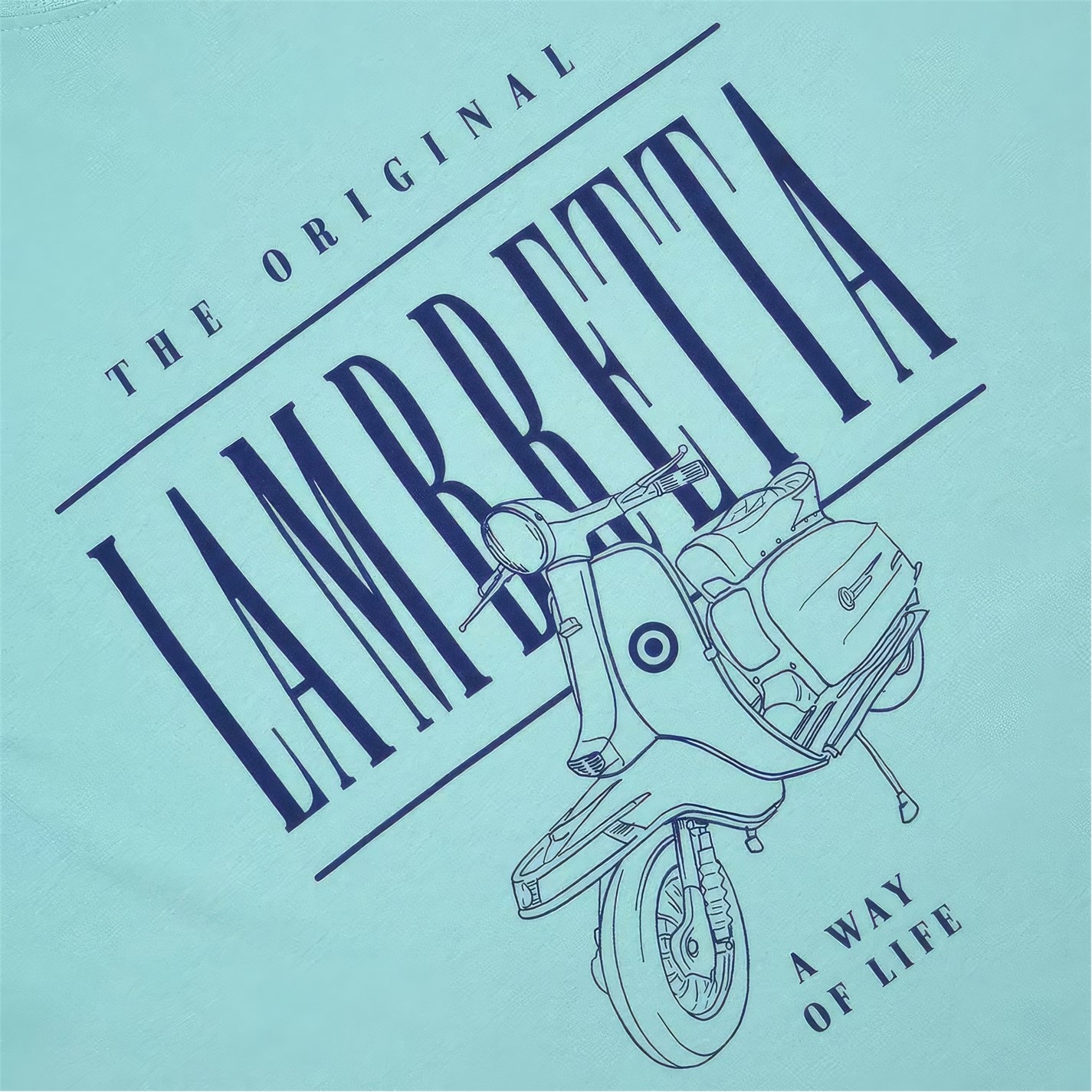 Lambretta Artwork Tee lt albastru