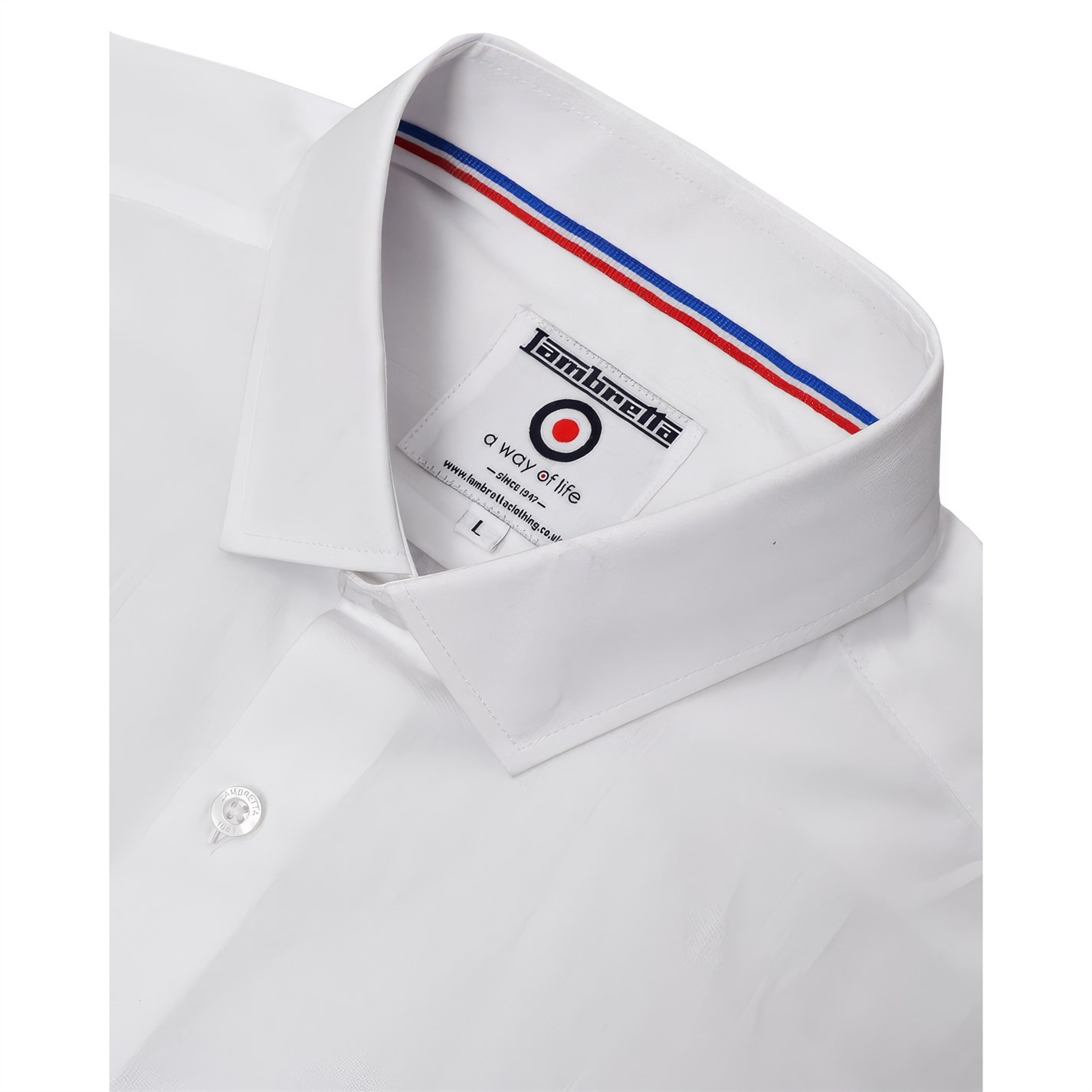 Lambretta Shirt alb