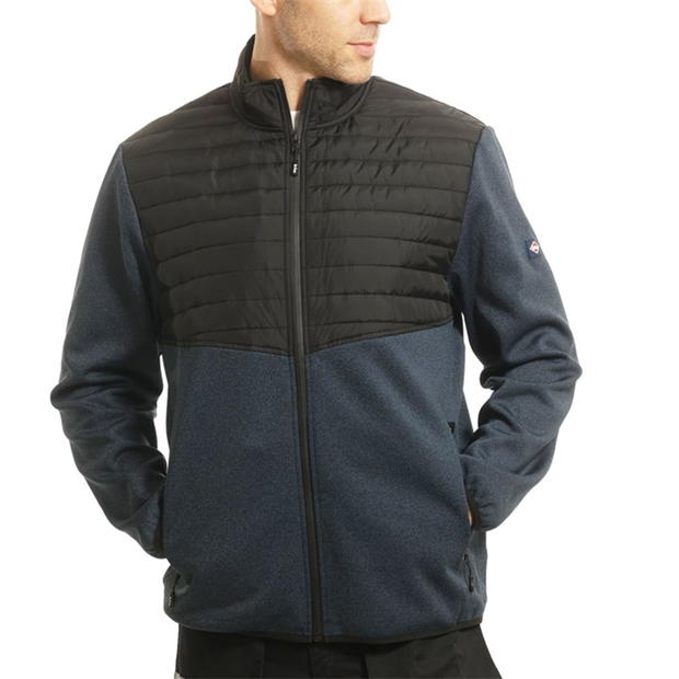 Lee Cooper cu fermoar Wrk Jkt pentru barbati negru albastru