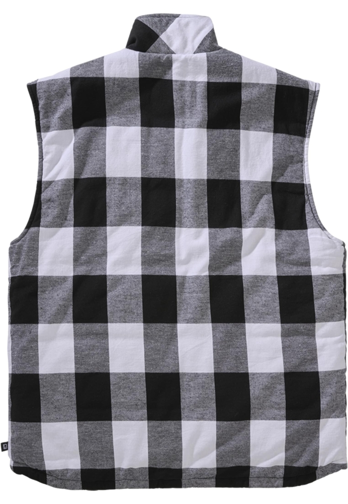 Lumber Vest alb negru Brandit