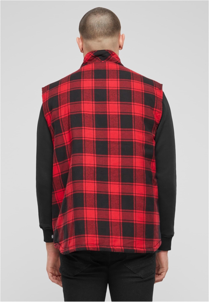 Lumber Vest rosu negru Brandit