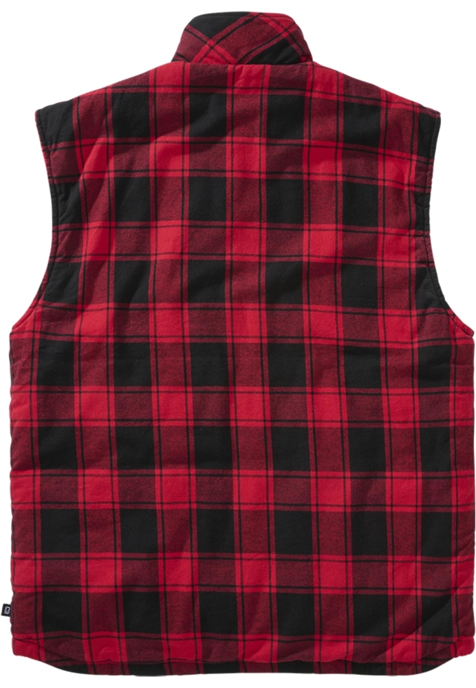 Lumber Vest rosu negru Brandit