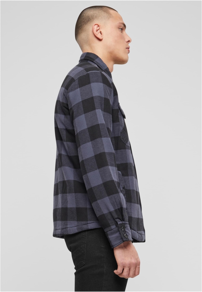 Lumberjacket negru gri Brandit