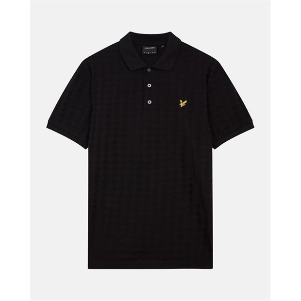 Lyle and Scott Lyle Argyle Plo pentru barbati jet negru z865