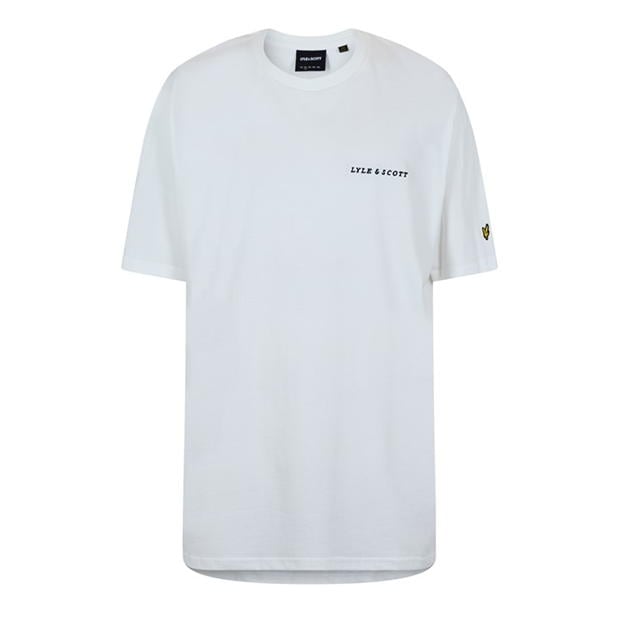 Lyle and Scott Lyle Emb Tee pentru barbati alb