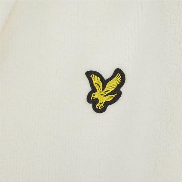 Lyle and Scott Towelling Gown pentru barbati coconut alb