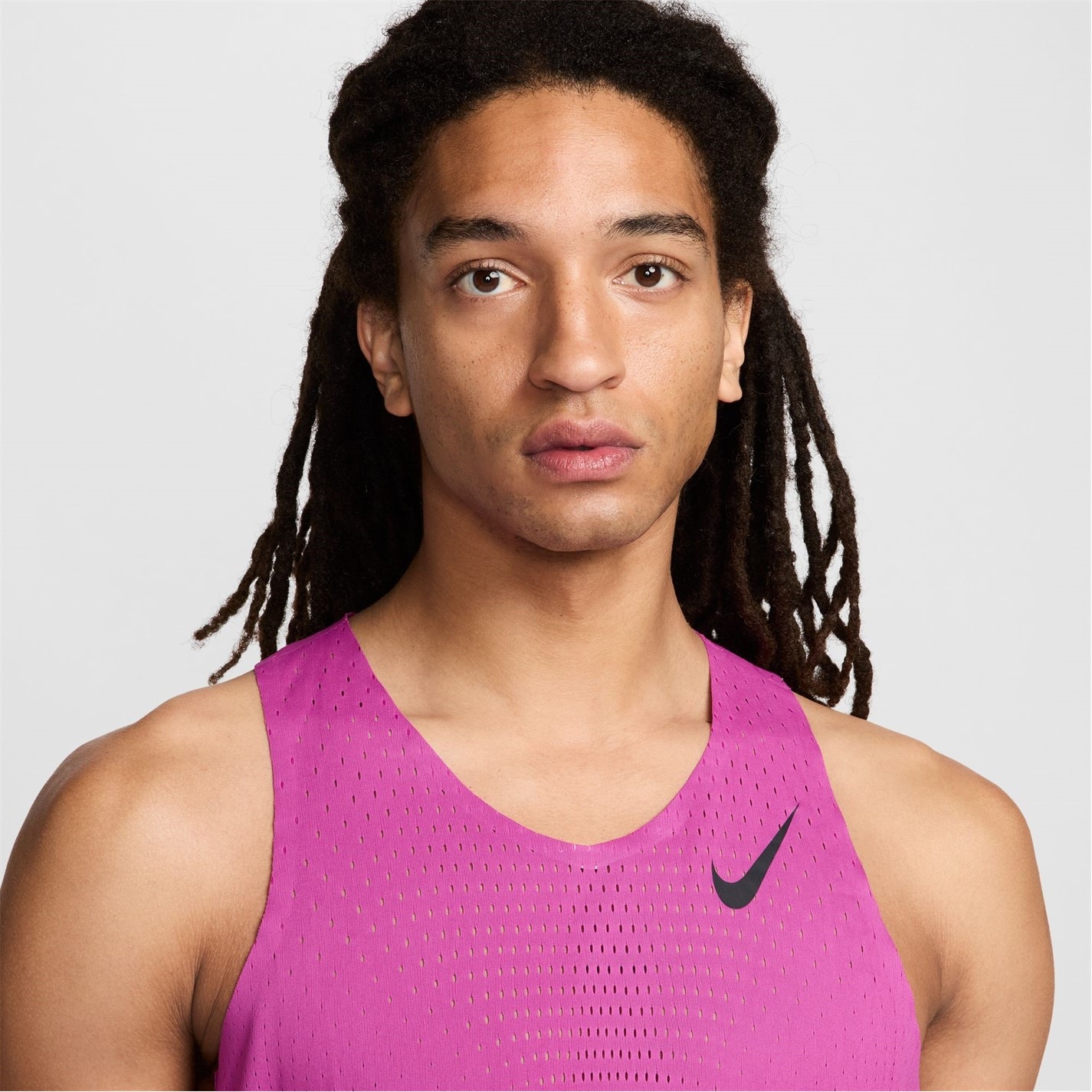 Maiou alergare Nike AeroSwift Dri-FIT ADV pentru Barbati hot fucsia