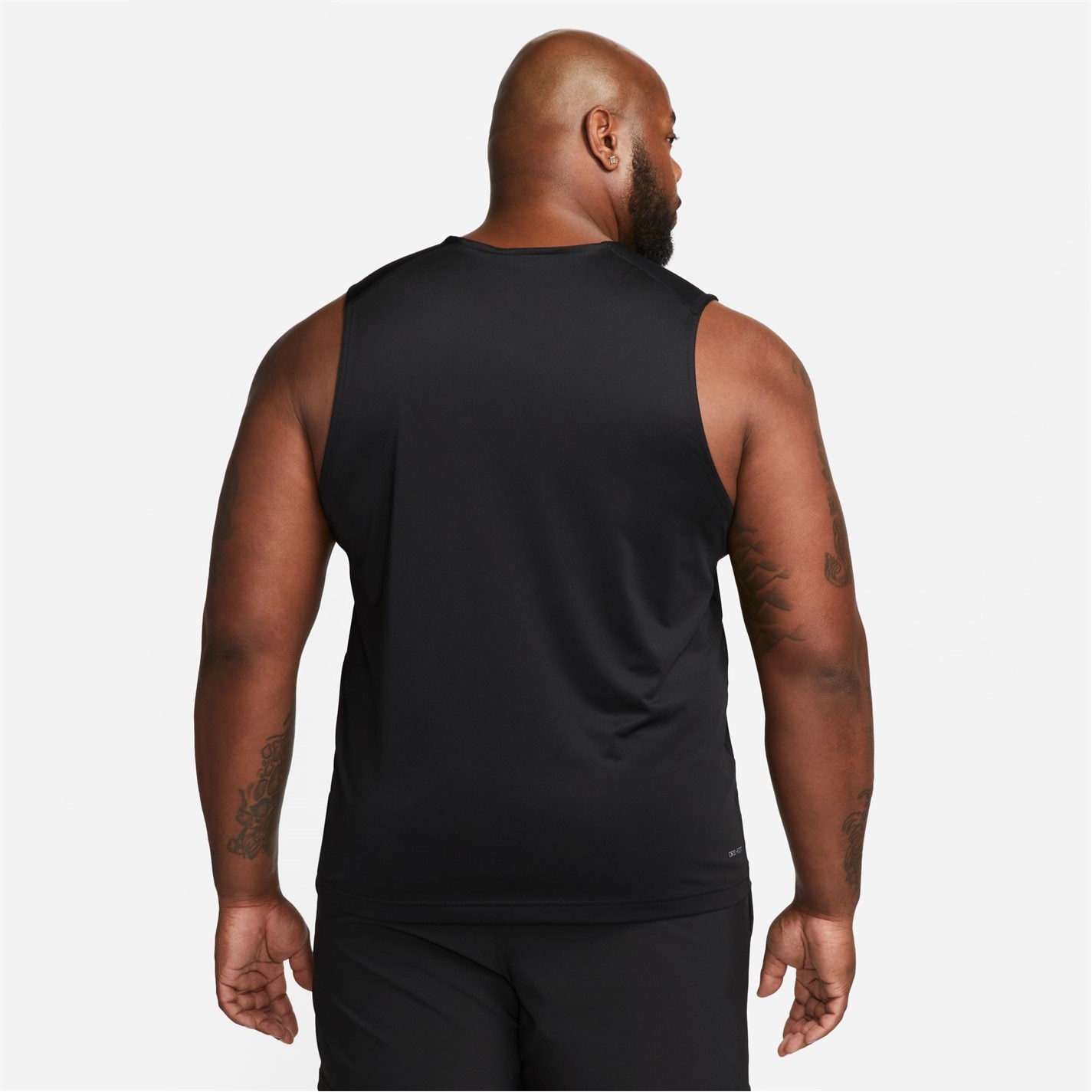 Maiou Nike Ready Dri-FIT Fitness pentru Barbati negru alb