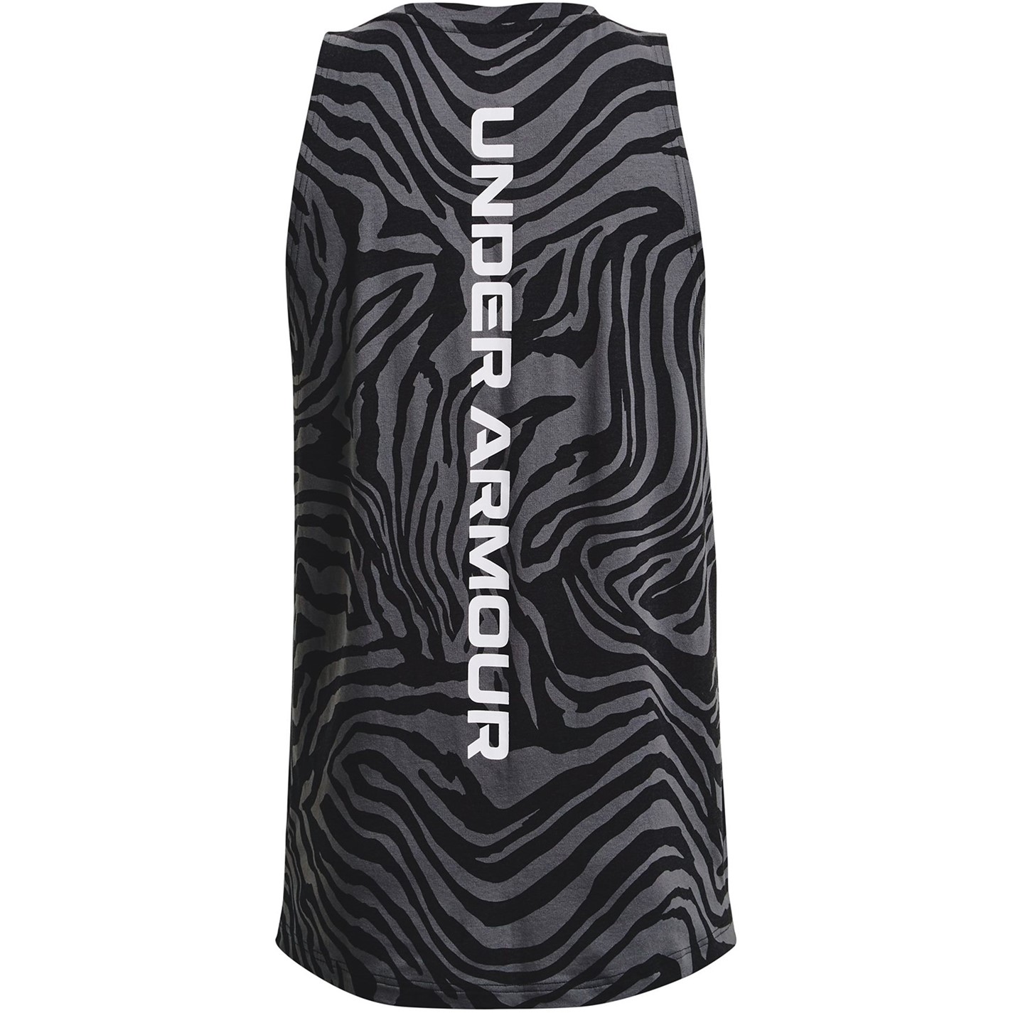 Maiou Under ARMOUR Ua Baseline Printed baschet Short pentru Barbati negru gri