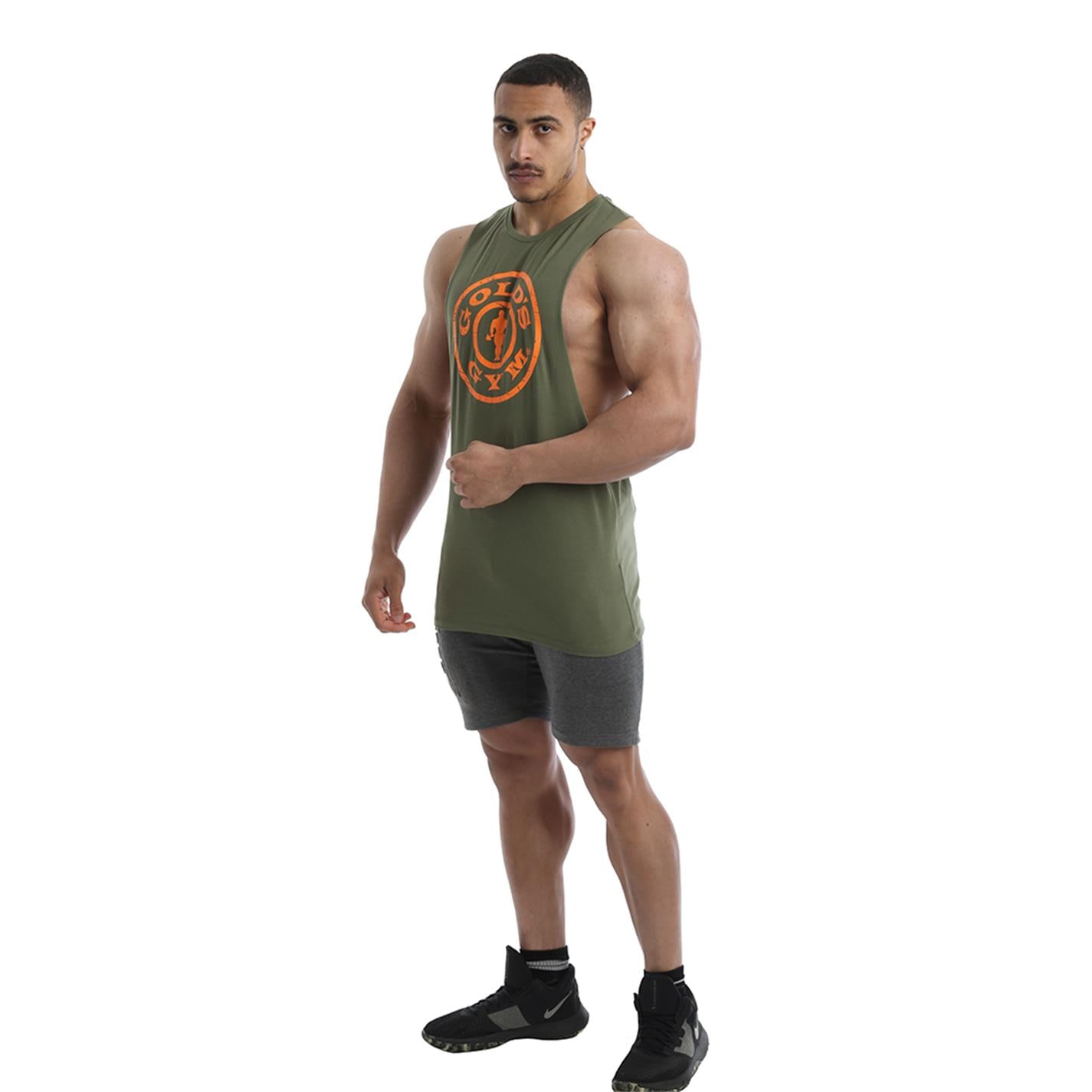 Golds sala Stretch Vest pentru Barbati kaki