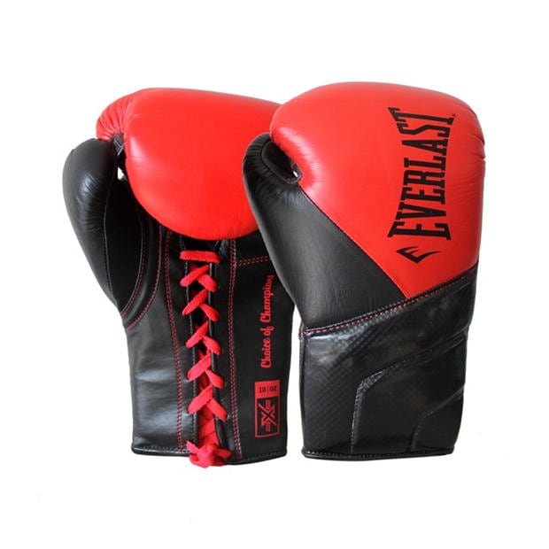 Manusi box pentru lupte Everlast Protex rosu negru