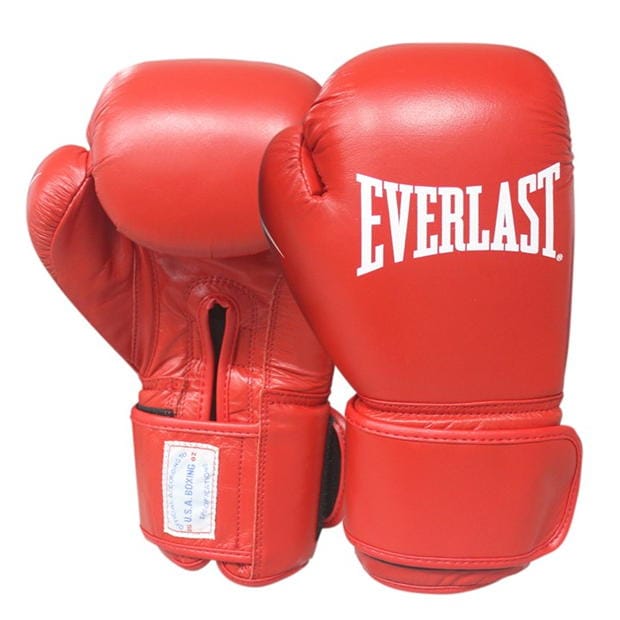 Manusi de box Everlast Amateur competitie rosu