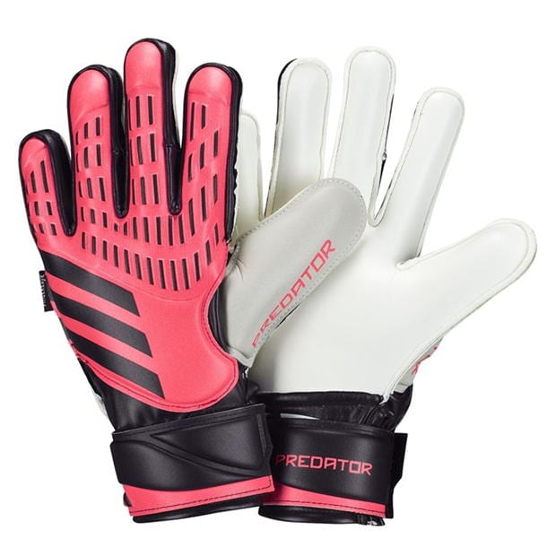 Manusi de Portar adidas Predator Match Fingersave pentru copii roz negru