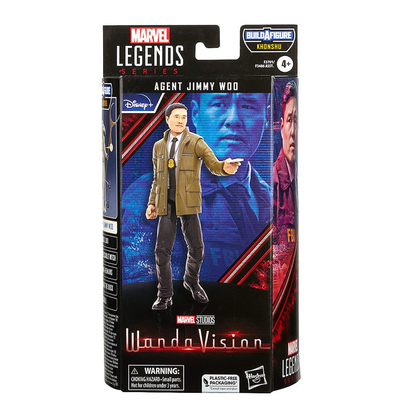 Marvel MVL Legends Wandavision Agent Jimmy Woo multicolor