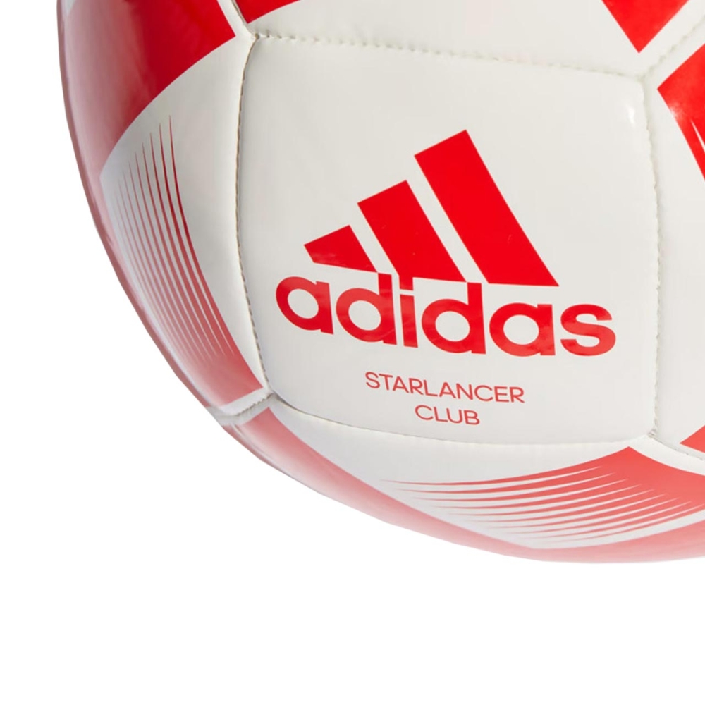 Minge fotbal Adidas Starlancer Club Ball alb and rosu IA0974