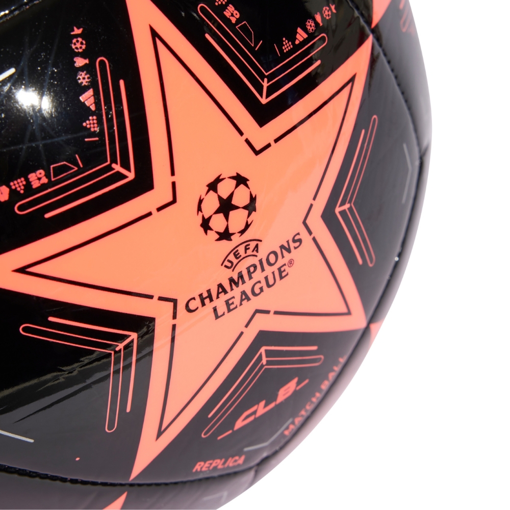 Minge fotbal adidas UCL Club negru-portocaliu ?czowa IX4064