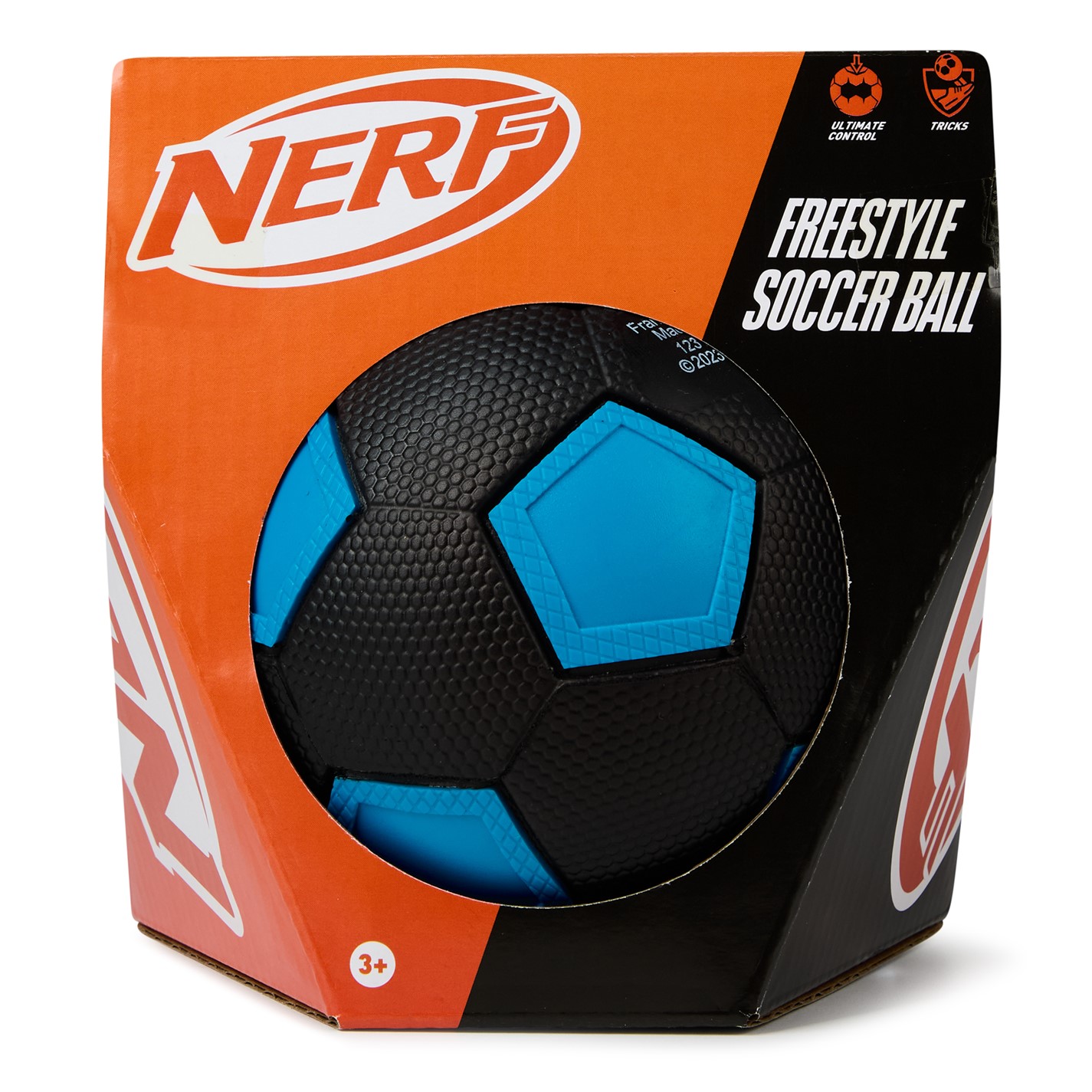 Minge fotbal Nerf 00 negru bleumarin