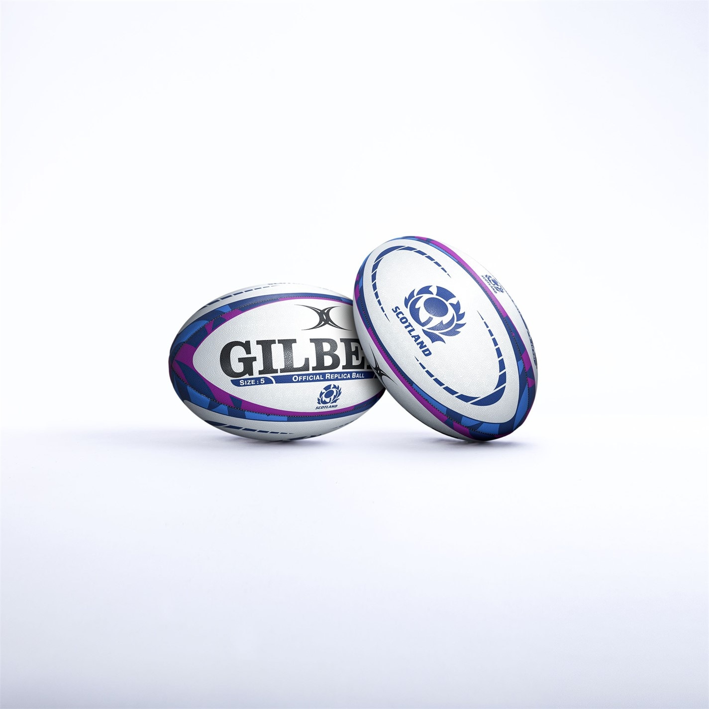 Minge rugby Gilbert Replica alb bleumarin purl