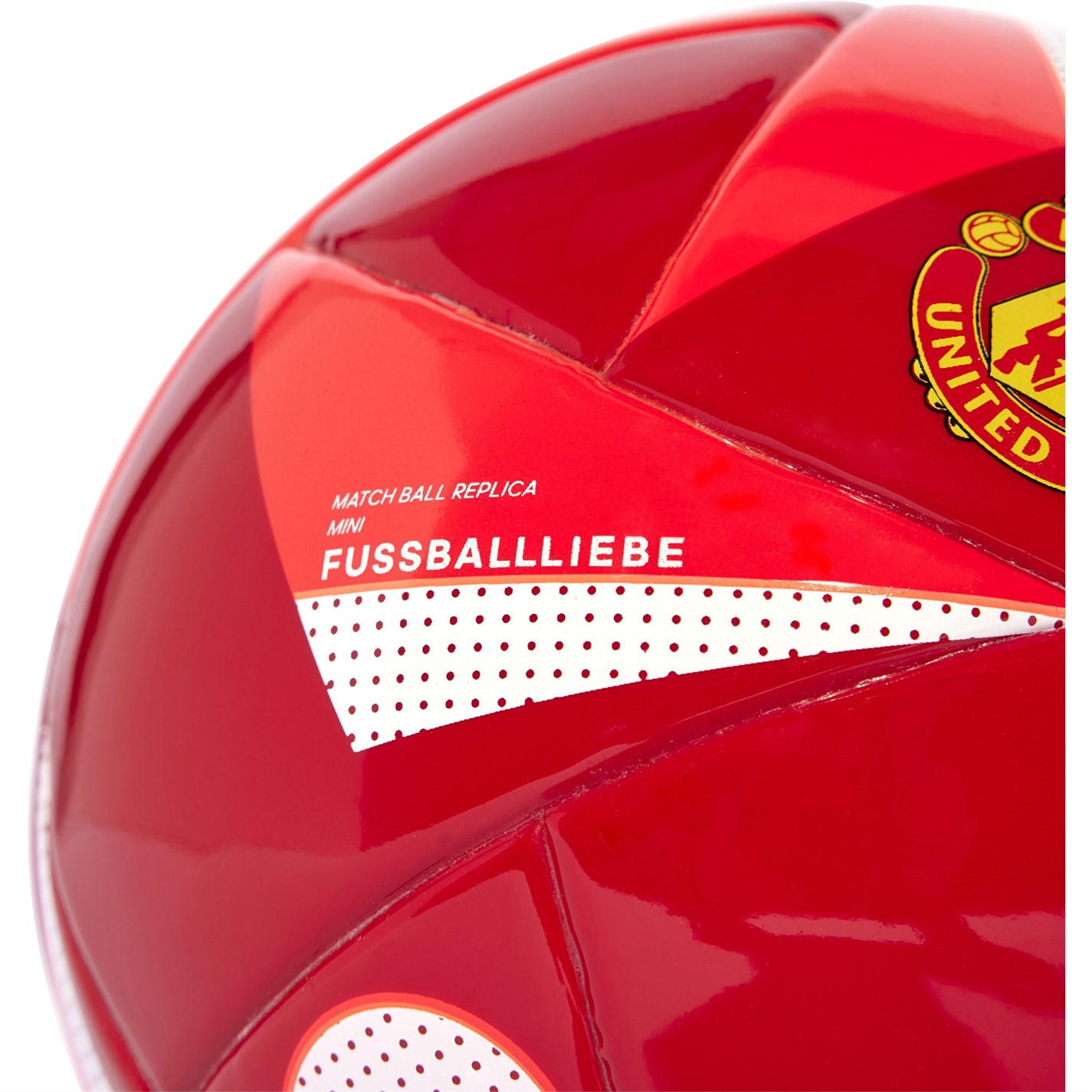 Mingi de fotbal mini adidas Manchester United Acasa mufc rosu alb