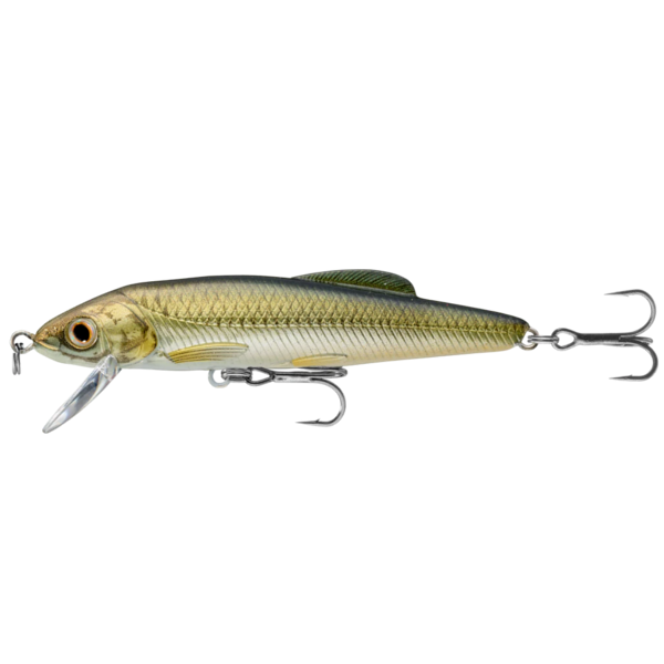 MINNOW FINESSE JERKBAIT 6CM 3G argintiu PUMPKIN LIVE TARGET