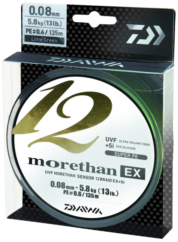 MORETHAN X12 EX+SI LIME 014MM 12,2KG 135M DAIWA