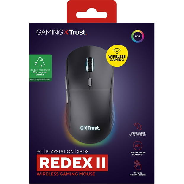 Trust GXT 926 Redex II Wireless Mouse multicolor