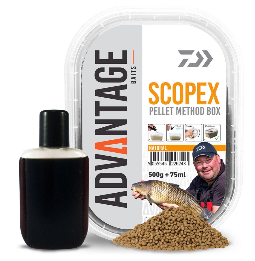 NADA METHOD NATURAL SCOPEX PELLET 500G DAIWA